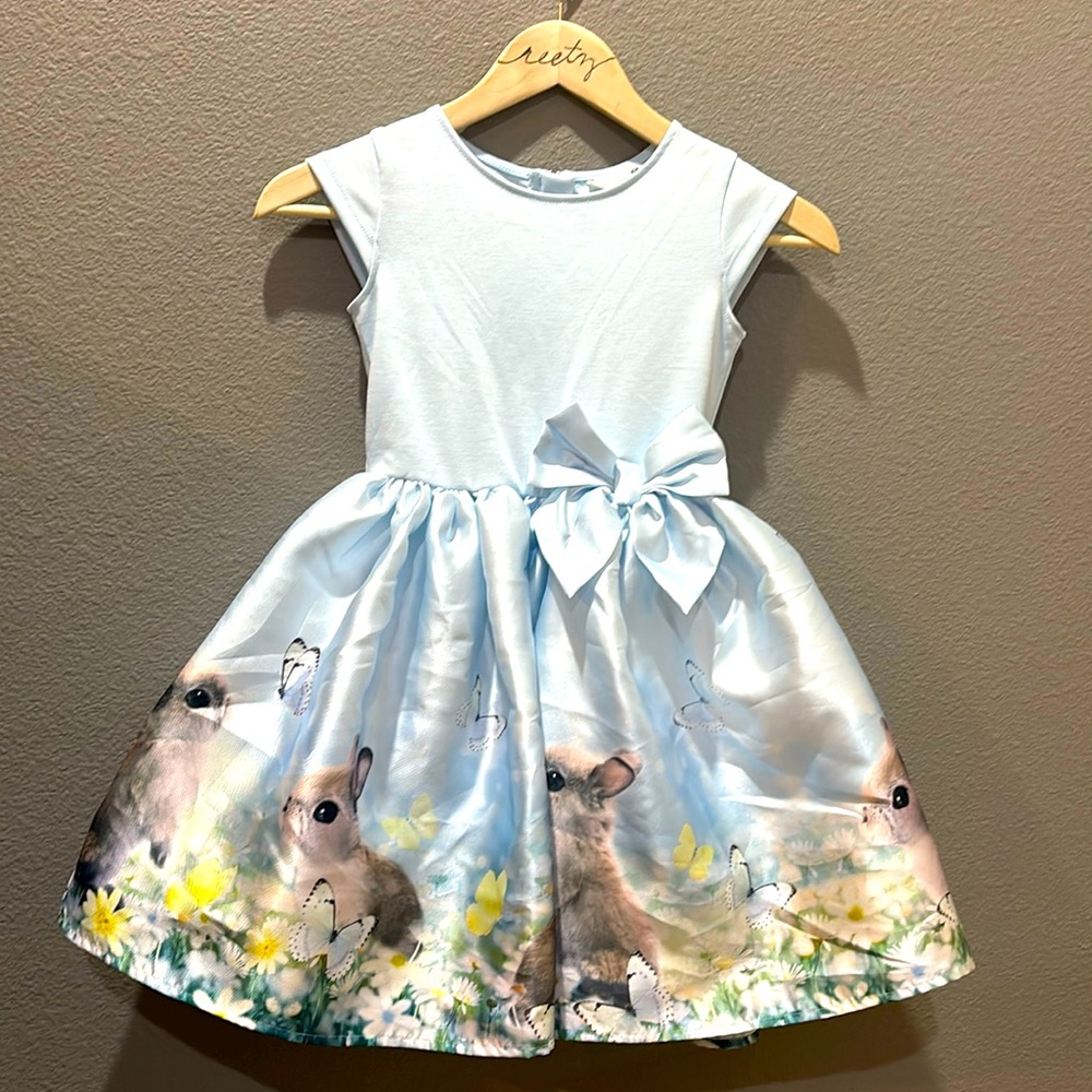H&M Powder Blue Bunny Dress